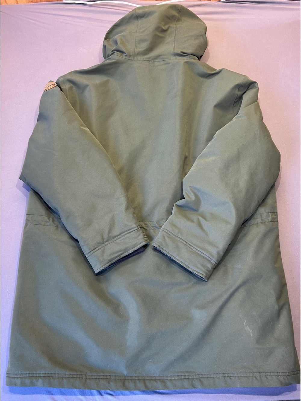 Timberland Men's XXL Olive Green Hooded Parka Jacket